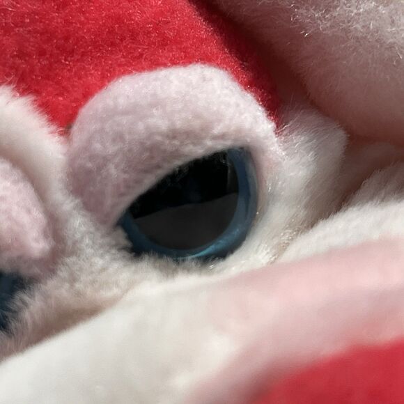 Puppy Love Floppy Pink Dog Plush Stuffed Animal Toy Heart Nose Soft Blue Eyes - Picture 8 of 12